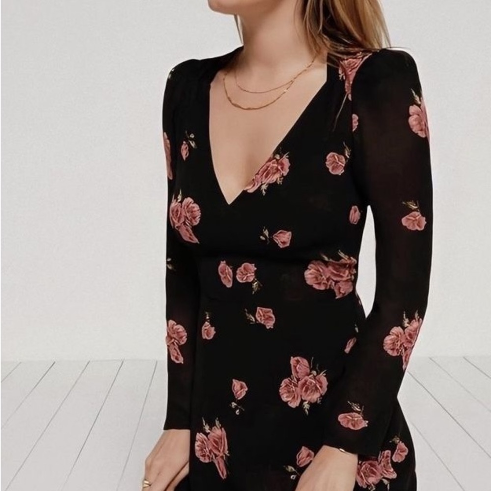 Reformation Lorraine Bay Mini Dress